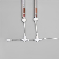 Разветвитель для сосулек 1:3, белая нить, 50 см