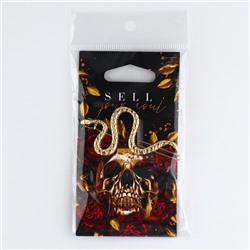 Заколка для волос «Sell your soul», 6,2 х 3,3 см
