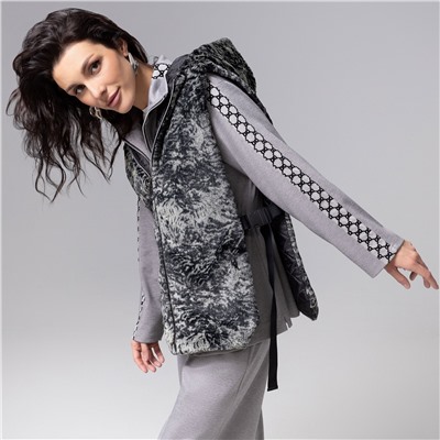 Жилет из экомеха, Будь в центре