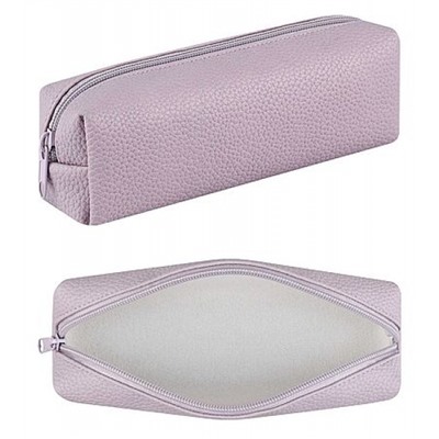 Пенал-косметичка 200х60х55 мм 72017 "СИРЕНЕВЫЙ" искусственная кожа Феникс
