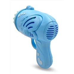 Пушка-генератор мыльных пузырей от батареек, синяя