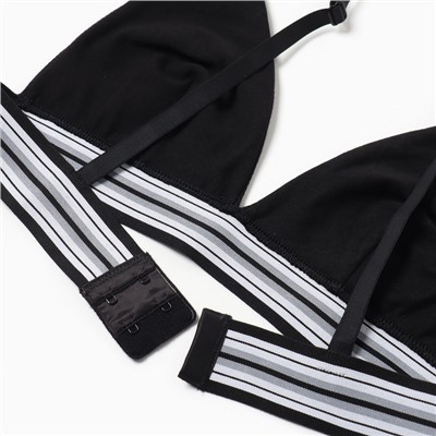 Бюстгальтер с треугольными чашечками женский Mark Formelle, чёрный, размер 75 С