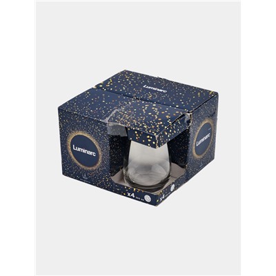 УЦЕНКА Набор стаканов высоких 350 мл «Серебряная дымка», 4 шт.