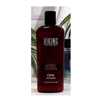 РК Viking Гель для душа тонизирующий Black Carbon 300 мл