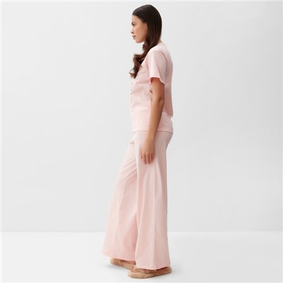 Пижама женская (футболка, брюки) KAFTAN Gussi, размер 48-50, розовая