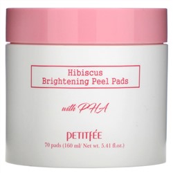 Petitfee, Hibiscus, Brightening Peel Pads, 70 Pads, 5.41 fl.oz (160 ml)