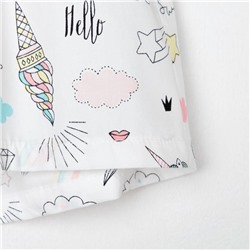 Шорты женские KAFTAN Unicorn, размер 40-42, белые