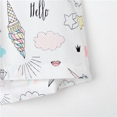 Шорты женские KAFTAN Unicorn, размер 40-42, белые