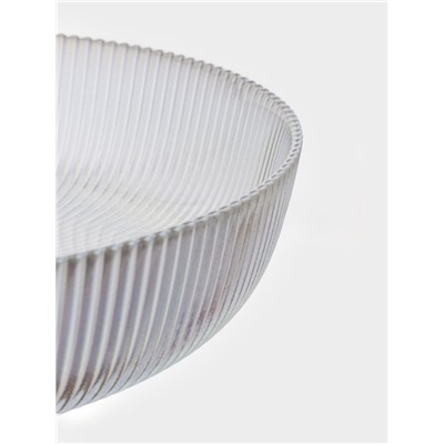 Ваза для фруктов «Камелия», 26×11 см, 2 л, стекло, перламутровая