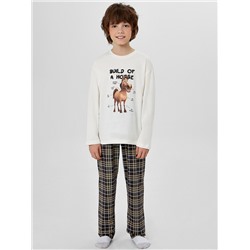 КОМПЛЕКТ ДЛЯ МАЛЬЧИКОВ (ЛОНГСЛИВ, БРЮКИ) 563334