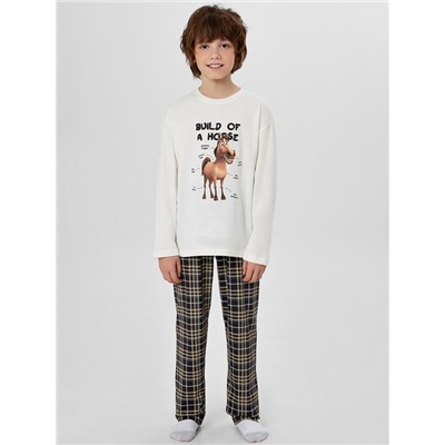 КОМПЛЕКТ ДЛЯ МАЛЬЧИКОВ (ЛОНГСЛИВ, БРЮКИ) 563334