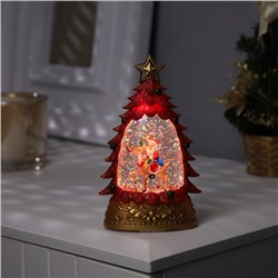 Светодиодная фигура «Дед Мороз на олене» 9×15×4 см, пластик, батарейки АААх2 (не в комплекте), свечение тёплое белое