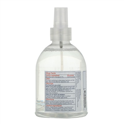 Nellie's, Hand Sanitizer, Alcohol Free, Eucalyptus, 12 oz (355ml)
