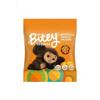 Мармелад Bitey "Чувисы" Апельсин 20г ЭКОПРОДУКТЫ, 1183998