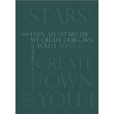 Бизнес-блокнот А4 80л клетка "Астрологика" 5цв.блок, мат.лам. (093782) Хатбер