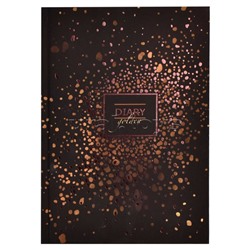 Ежедневник недатированный 80л. А5 "Золотые капли" твёрдый переплёт, полноцветная