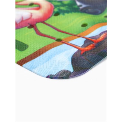 Коврик для ванной противоскользящий, на присосках «Сафари», детский, 40×70 см