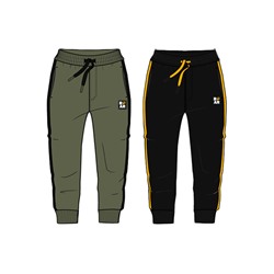 Брюки трикотажные для мальчиков, 2 пары в комплекте