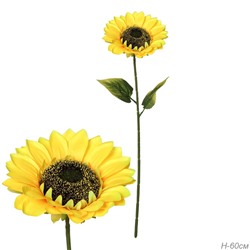 Цветок искусственный Подсолнух 60 см / CP-54 /уп 1000/