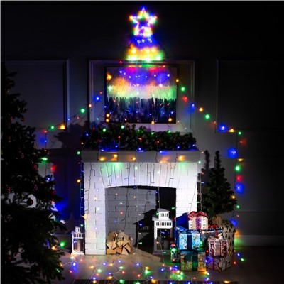 Светодиодная фигура «Комета» 3.5 м, пластик, 9 нитей, 31 В, свечение мульти