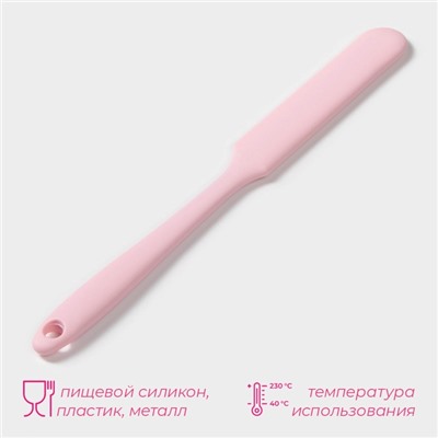 Лопатка - палетка Доляна «Винфор», 24.5 см, розовая