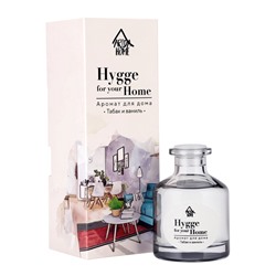 Диффузор ароматический с палочками Hygge Home Табак и ваниль, 50 мл