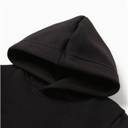 Толстовка детская, рост 92 см, чёрная