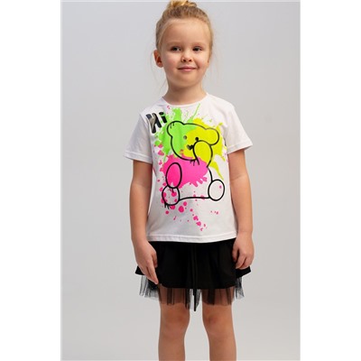 Комплект (Футболка+Юбка-шорты) PLAYTODAY, 1121425