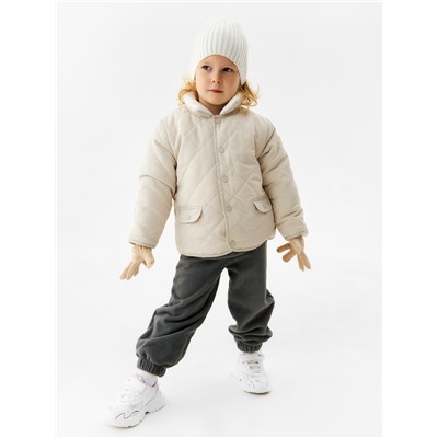 Шапка детская, цвет молочный, размер 52-54