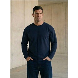 Лонгслив из кулирки с лайкрой М125127в