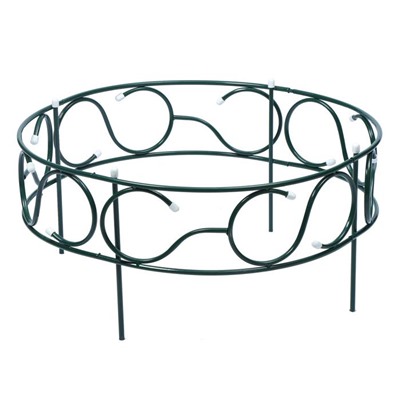 Грядка оцинкованная, 70×70×30 см, зелёная, «Декоративная»