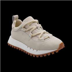 Кроссовки из натуральной кожи DN50 бежевые