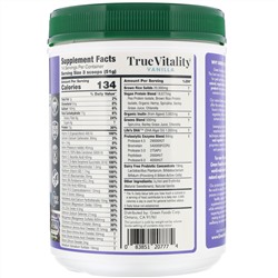 Green Foods, True Vitality, Plant Protein Shake with DHA, Vanilla, 25.2 oz (714 g)