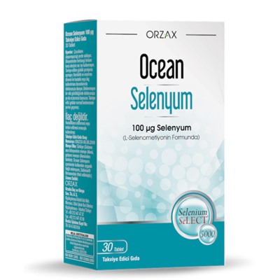 ORZAX OCEAN SELENIUM 100 мкг 30 таблеток