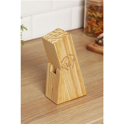 Подставка для ножей Cooking time, 11×6×20 см