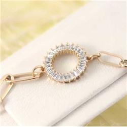 Браслет позолота Н01-10831 длина 18-21 см