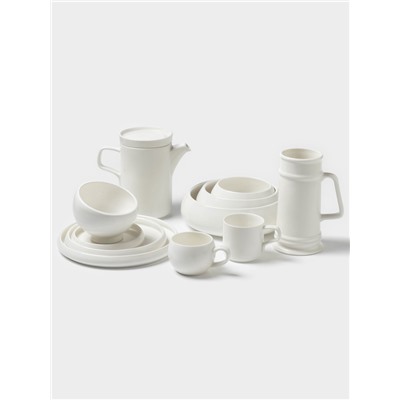 Кружка пивная Magistro OliveQueen, 750 мл, 13×10×18.5 см, фарфор, белая