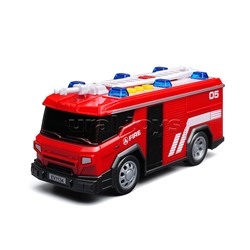 Машина "Пожарная служба" 1:32 (свет. Звук) в коробке