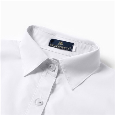 Блузка для девочек, цвет белый, рост 122 см