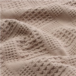 Полотенце вафельное SL HOME: Chess «Саббиа», 90×150 см, хлопок 100%, коричневое