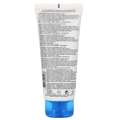 Uriage, Bariederm, Cleansing Cica-Gel with Cu-Zn, Fragrance-Free, 6.8 fl oz (200 ml)