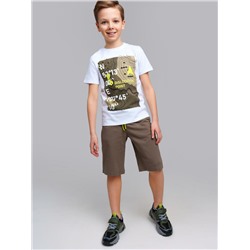 Комплект трикотажный для мальчиков: фуфайка (футболка), шорты