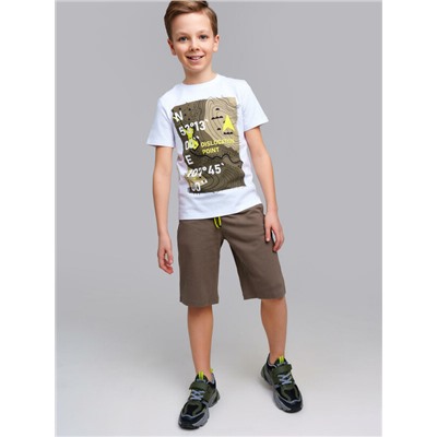 Комплект трикотажный для мальчиков: фуфайка (футболка), шорты