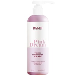 OLLIN PINK DREAM Тонирующий розовый кондиционер для волос 500 мл