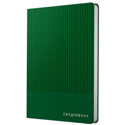 Записная книжка А6  80л клетка ЛАЙТ "Studio. Зеленый" иск.кожа КЗСКФ6804460 Listoff