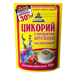 Здоровье. Цикорий Брусника 100 гр. мягкая упаковка