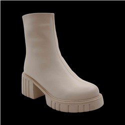 Ботинки из натуральной кожи на меху РМ-085-2 бежевые