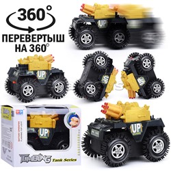 Машина-перевертыш "Танк" в коробке