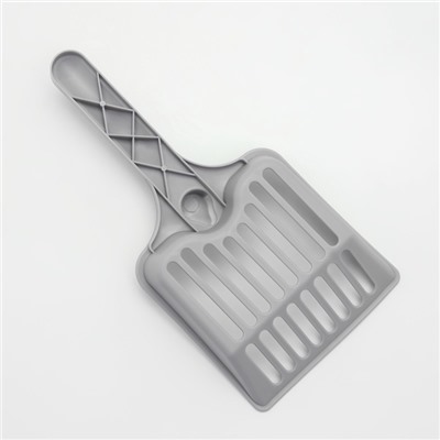 Туалет открытый с боковым входом + совок 50×35×24 см, жёлтый