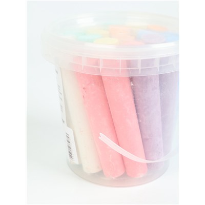 УЦЕНКА Мелки для рисования, 21 шт. разноцветного толстого мелка